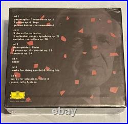Complete Anton Webern Boulez DG Deutsche Grammophon 6 CD Box Set NEAR MINT