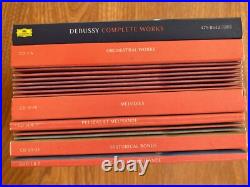 DG 22 x CD + DVD DEBUSSY COMPLETE WORKS Box Set EX+ DEUTSCHE GRAMMOPHON