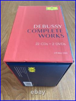 DG 22 x CD + DVD DEBUSSY COMPLETE WORKS Box Set EX+ DEUTSCHE GRAMMOPHON