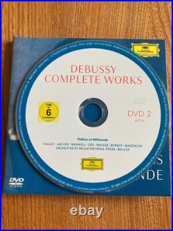 DG 22 x CD + DVD DEBUSSY COMPLETE WORKS Box Set EX+ DEUTSCHE GRAMMOPHON