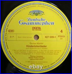 DG 427 697-1 Mahler Symphony no. 6 Leonard Bernstein 2LP Vinyl EX Box Set