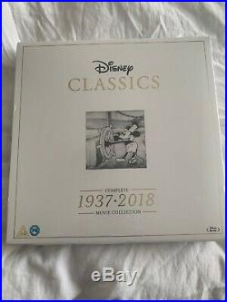 Disney Classics Complete Movie Collection 1937-2018 Blu Ray 55-Discs LIMITED ED