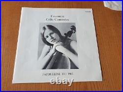 Du Pre Favourite Cello Concertos Box Set Of Three -all Look Very Close To Mint