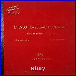 ENESCO Plays Bach Sonatas 12 33RPM 2LP TA Matrix 1st Press Classical RARE