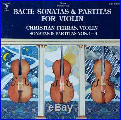 Ferras Bach Solo Violin Sonatas & Partitas Sine Qua Non SAS 2028/3 (3LP box)