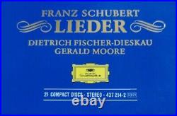 Franz Schubert LIEDER (Vol. 1-3) 21 CD Collection Vintage MINT CDs