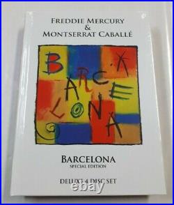 Freddie Mercury & Montserrat Caballé Barcelona 3CD/DVD Deluxe Ed NEWithSEALED