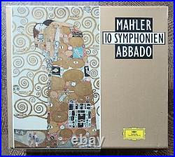 GUSTAV MAHLER 10 SYMPHONIES Claudio Abbado Bryn Terfel 12 CD Boxset + Booklet GUSTAV MAHLER 10 SYMPHONIES Claudio Abbado Bryn Terfel 12 CD Boxset + Booklet