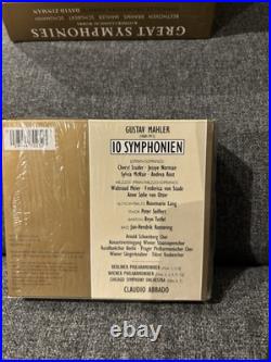 GUSTAV MAHLER 10 SYMPHONIES Claudio Abbado Bryn Terfel 12 CD Boxset + Booklet