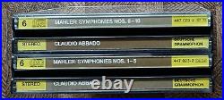 GUSTAV MAHLER 10 SYMPHONIES Claudio Abbado Bryn Terfel 12 CD Boxset + Booklet GUSTAV MAHLER 10 SYMPHONIES Claudio Abbado Bryn Terfel 12 CD Boxset + Booklet