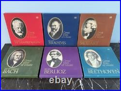 Great Men Of Music 4 LP Box Set Brahms Beethoven Mozart Bach Brahms Tchaikovsky