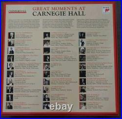 Great Moments At Carnegie Hall 125th Anniversary 43 CD BOX SET