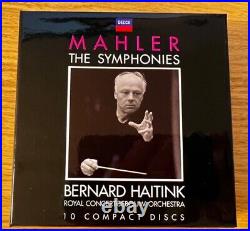 Gustav Mahler. The Symphonies. Bernard Haitink, Concertgabow DECCA 10 CD box set