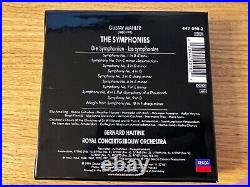 Gustav Mahler. The Symphonies. Bernard Haitink, Concertgabow DECCA 10 CD box set