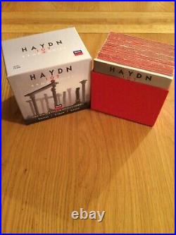 HAYDN 107 SYMPHONIES Sinfonien Hogwood, Brüggen, Dantone, 35 CD Boxset  Decca