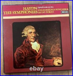 HAYDN The Symphonies 1-104 Decca Vinyl 9 COMPLETE BOX SET / Antal Dorati/ NM