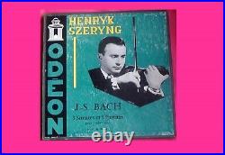 Henryk Szeryng Odeon ODX-122-4 Ed1 Bach 3 Sonatas 3 Partitas French Box3LP