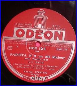Henryk Szeryng Odeon ODX-122-4 Ed1 Bach 3 Sonatas 3 Partitas French Box3LP