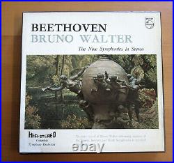 Hi-Fi STEREO Walter Beethoven Complete Symphonies 8xLP Philips SABL 122-3 166-70