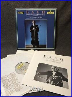 JANOS STARKER BACH Complete Cello Suites 3 LP DMM BOX SET Sefel SEFD 300 1984 NM