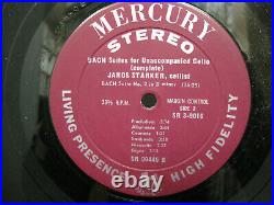 JANOS STARKER SUITES FOR UNACCOMPANIED CELLO MERCURY SR3-9016 3x LP BOX SET