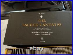 J. S. Bach The Sacred Cantatas 60 Cd Box Set Harnoncourt/Leonhardt Classical