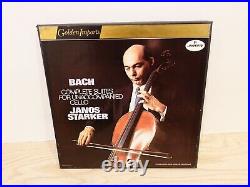 Janos Starker BACH Six Cello Suites Mercury Golden Imports SRI 3-77002 NM