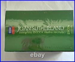 Joan Sutherland Complete DECCA studio Recitals 23 CDS Sealed New In Box