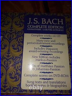 Js Bach Complete Edition Brilliant Classics 157 CD 2 DVD 1 DVD ROM Diapason VGC