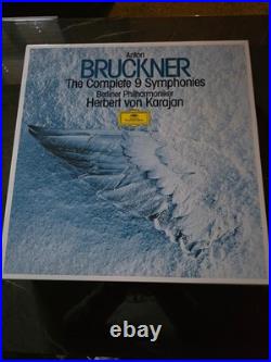 KARAJAN / BRUCKNER THE COMPLETE 9 SYMPHONIES 17-LP BOX SET Original Source