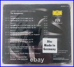 Karajan Beethoven Symphonies SACD Hybrid BoxSet DG4746002 SEALED Audiophile Rare