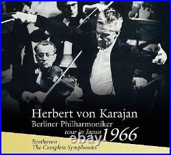 Karajan Berliner Philharmoniker tour in Japan 1966 Beethoven Symphonies 5CD New