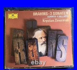 Krystian Zimerman DGG 423401-2 WG Brahms 3 Sonaten Scherzo 4 Balladen box2CD
