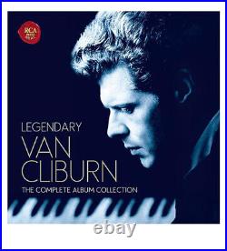 Legendary Van Cliburn The Complete Album Collection 28 CD + DVD Box Set New