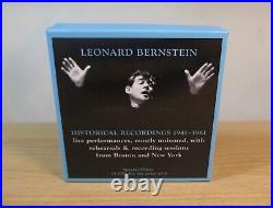 Leonard Bernstein Historical Performances 1941-1961 MINT 11CD Box Set