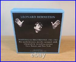Leonard Bernstein Historical Performances 1941-1961 MINT 11CD Box Set
