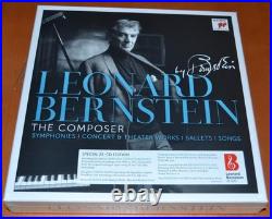 Leonard Bernstein The Composer Symphonies Concert Works. 25 CD Box Set