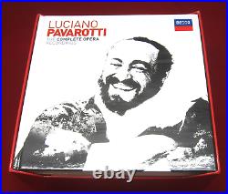 Luciano Pavarotti Complete Operas 101 CD Box Set Decca Like New