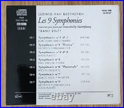 Ludwig Van Beethoven Les 9 Symphonies Transcribed By Franz Liszt 7CD Boxset VGC
