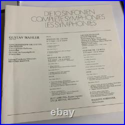 Mahler Die 10 Sinfonien 10 Symphonies Bernard Haitink 16 Vinyl LP Box Set WR