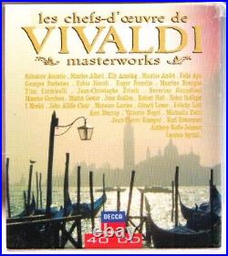 Masterworks Les chefs-d'oeuvre de Vivaldi 40 CD Music Box Set Very Good
