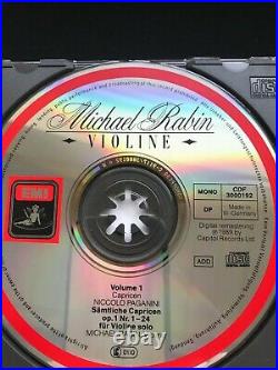 Michael Rabin 6 CD Angel EMI Sonopress 1st Edition 1989 Germany No IFPI