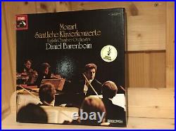 Mozart Complete Piano Concertos DANIEL BARENBOIM ORIG EMI 12 LP BOX PERFECT MINT