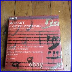 Mozart Complete Symphonies 12 CD Box Set Philips 454 085-2 Marriner Krips SEALED