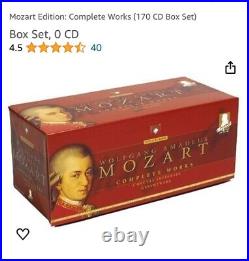 Mozart Complete Works 170 CD Boxed Set Edition Classical Music New Box Uk