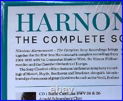 NIKOLAUS HARNONCOURT Complete SONY Recordings. 61 CDs, 3 DVD BOX. NEW, SEALED