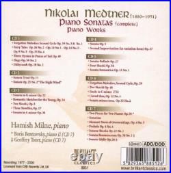 Nikolai Medtner Piano Sonatas (complete) & Piano Works 7-CD Box-Set New Sealed
