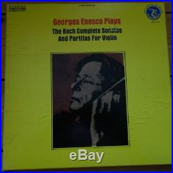 OL 8117/3 Bach Complete Sonatas & Partitas Georges Enesco 3 LP box set