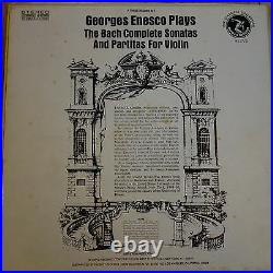OL 8117/3 Bach Sonatas & Partitas Georges Enesco 3 LP box set