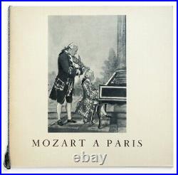 ORIGINAL 1956 BOOKLET of MOZART A PARIS french pathe DTX 191-7 LP Box EX+